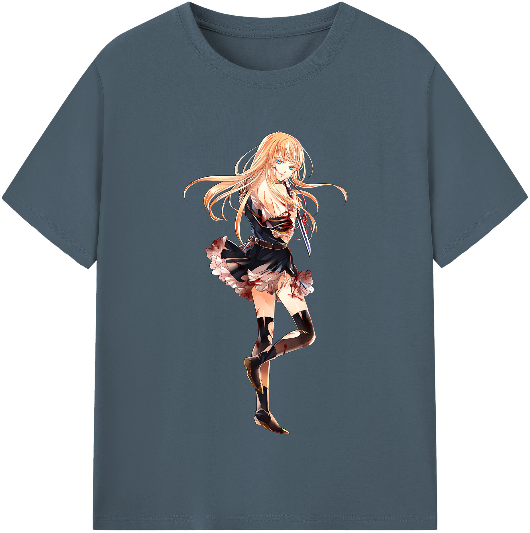 （画像用） 刀剣乱舞 Touken Ranbu 綿100％半袖Tシャツ（フロントプリント）